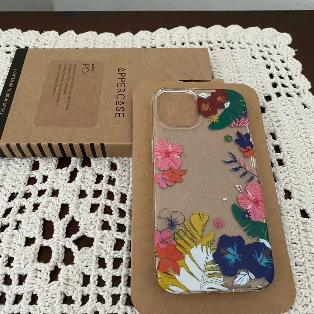 Floral Clash! NWT Appercase iPhone 13 Case – Vibrant, Durable & Eco-Friendly